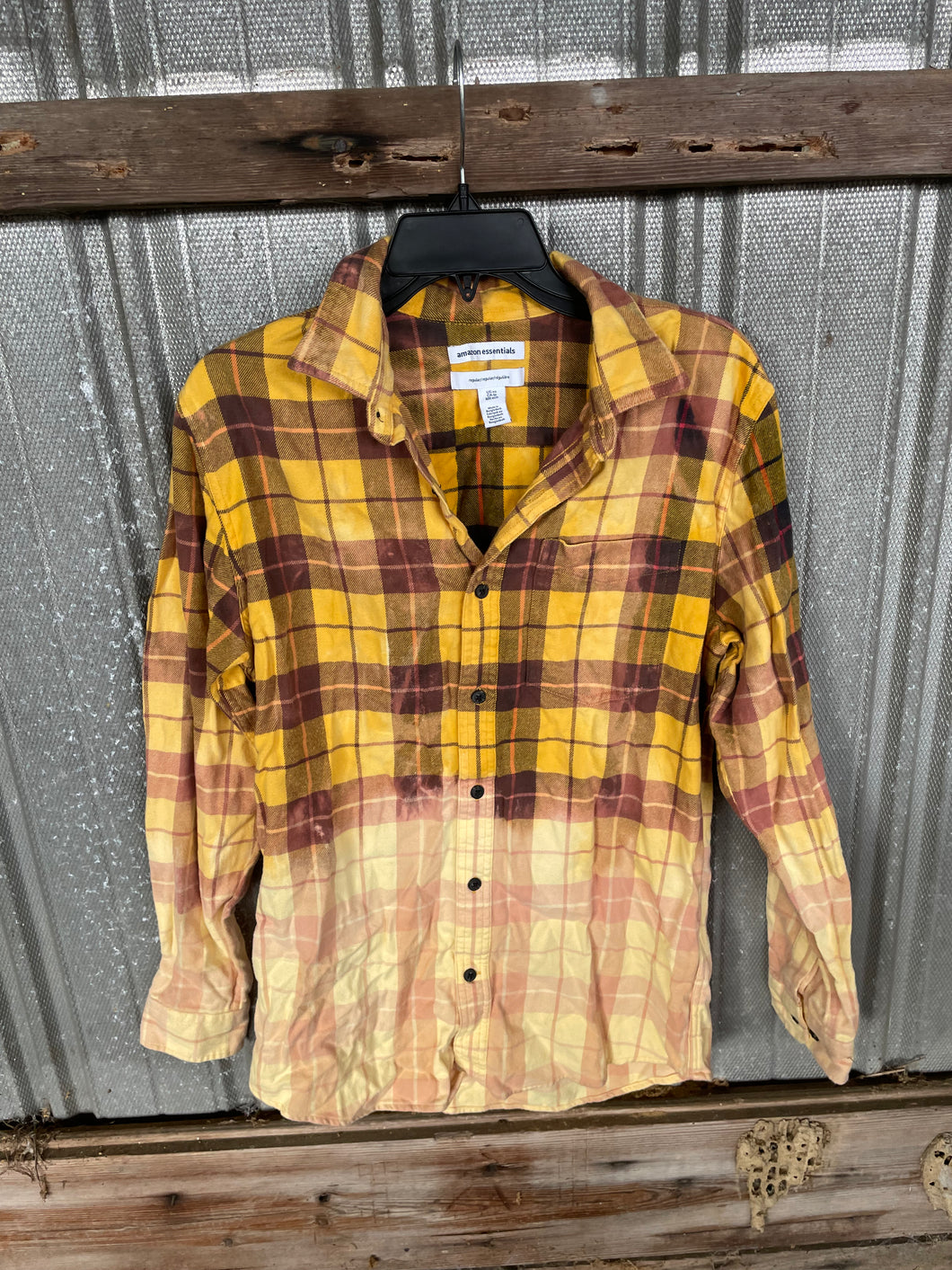 XS bleach dye flannel